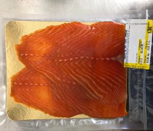 Truite de mer fumée en tranche Truite en tranche